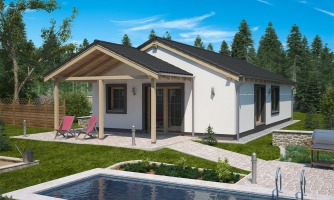 Projet de maison sur petit terrain.